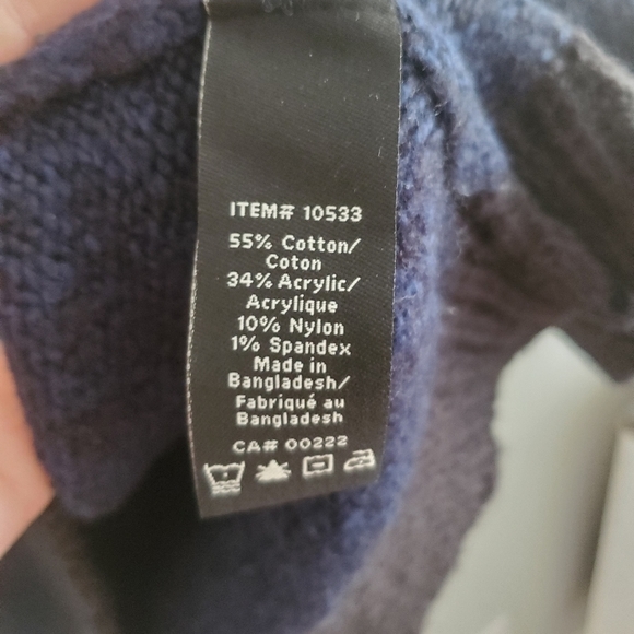 Jessica Medium Grey Navy Black Pullover Sweater - Picture 5 of 9